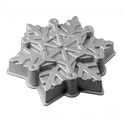 Sütőforma FROZEN SNOWFLAKE, ezüst, Nordic Ware