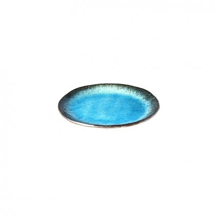 Tálaló tányér SKY BLUE 18 x 15 cm, MIJ