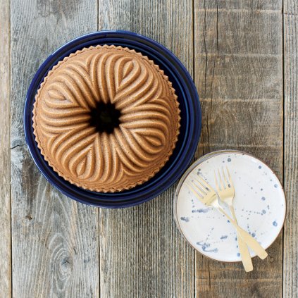 Kuglóf sütőforma BAVARIA BUNDT, ezüst, Nordic Ware