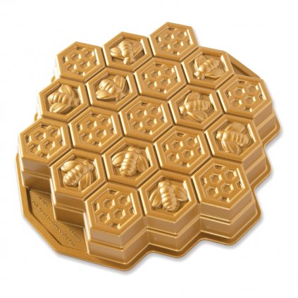 Sütőforma HONEYCOMB, arany, Nordic Ware