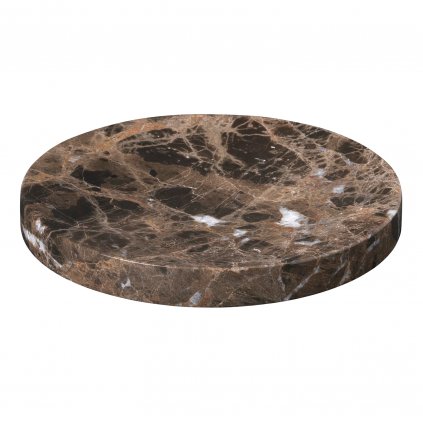 Tárolótálca PESA ⌀ 12 cm, barna, márvány, Blomus