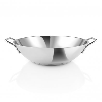 Rozsdamentes acél wok serpenyő  Ø 32 cm