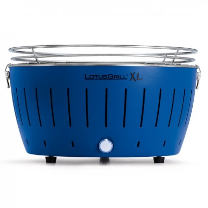 Faszén asztali grill XL, kék, LotusGrill