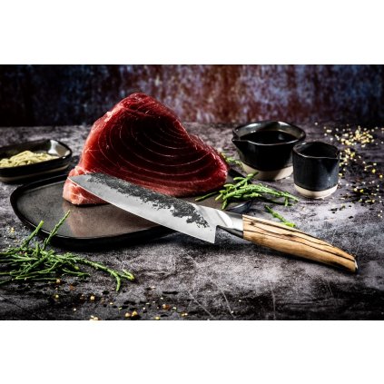 Santoku kés KATAI 18 cm, Forged