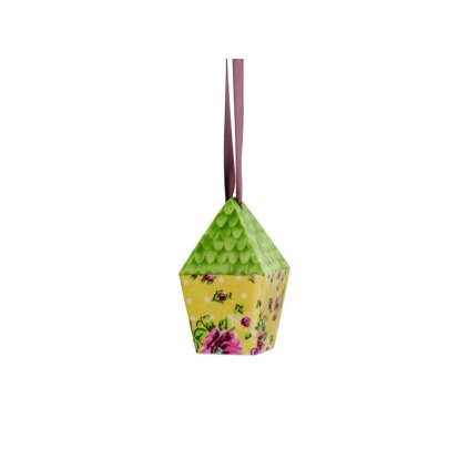 Felfüggeszthető dekoráció ház Springtime Flowers Sun Rosenthal 10,7x4,4 cm