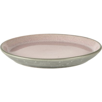 Desszert tányér 17 cm, szürke/világos rózsaszín, Bitz