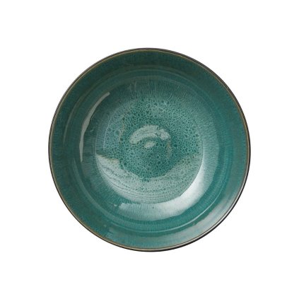 Tál 30 cm, fekete/zöld, Bitz