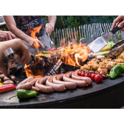 Tűzrakóhely és grill NERO L 105, Remundi