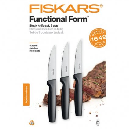 Készlet steak kések Funkcionális Forma Fiskars 3 db