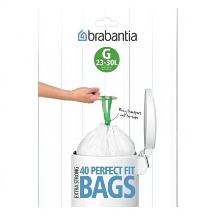 Szemeteszsákok G PERFECTFIT 23-30 l, 40 db, Brabantia