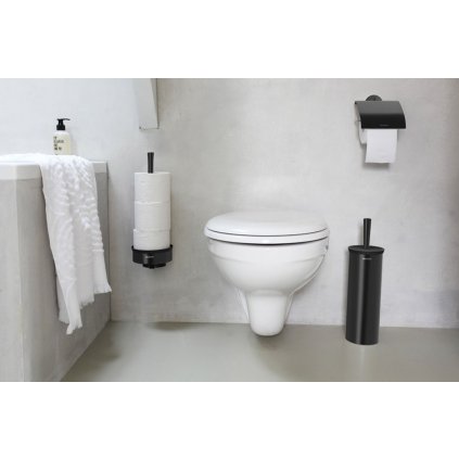 Tartalék tekercs tartó, fekete, Brabantia