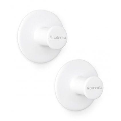 Törölköző akasztó, 2 db szett, fehér, Brabantia