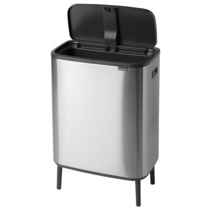 Érintős szemeteskosár BO HI 60 l, matt acél, Brabantia