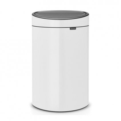 Érintős szemeteskosár TOUCH BIN NEW 40 l, fehér, Brabantia