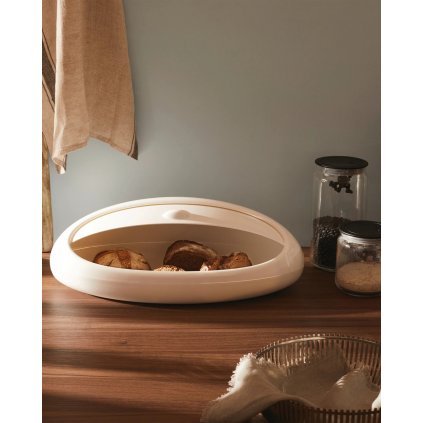Kenyértároló GNAM 30 cm, fekete, Alessi
