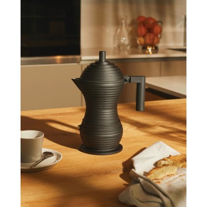 Kotyogós kávéfőző PULCINA 70 ml, fekete, Alessi