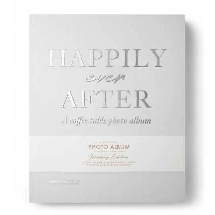 Fotóalbum HAPPILY EVER AFTER, fekete, Printworks