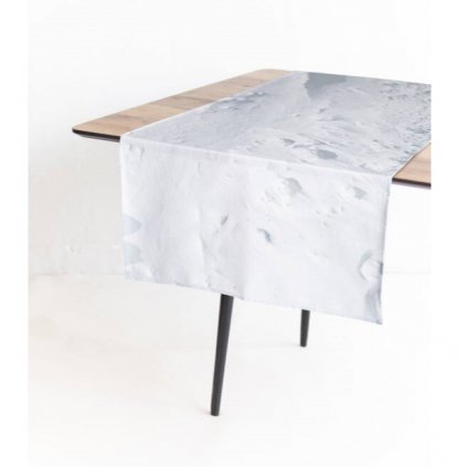 Snow Foonka asztalterítő, 50 x 150 cm