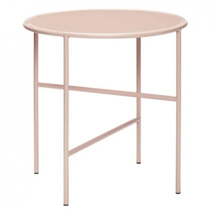 Tárolás asztal NICHE Hübsch 44 x 44 cm rózsaszín