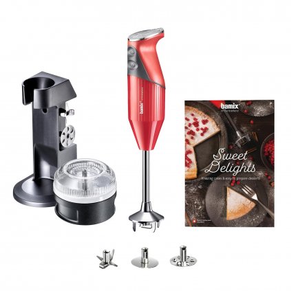 Botmixer SWEET DELIGHTS type D, 200 W, piros, Bamix