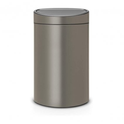 Érintős szemeteskosár TOUCH BIN NEW 23 + 10 l, platina, Brabantia