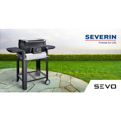 Elektromos grill PG 8107 SEVO GTS, 3000 W, Severin