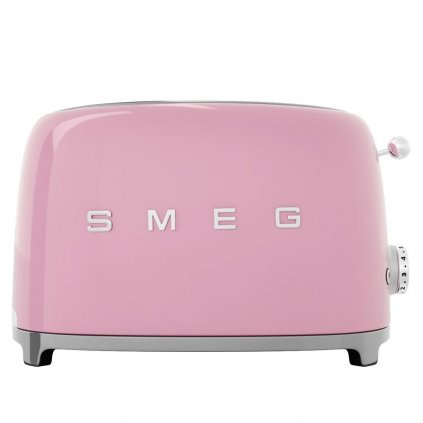 Kenyérpirító TSF01PKEU, 2 szeletes, pasztell rózsaszín, Smeg