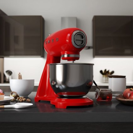 Konyhai robotgép SMF03RDEU piros, Smeg