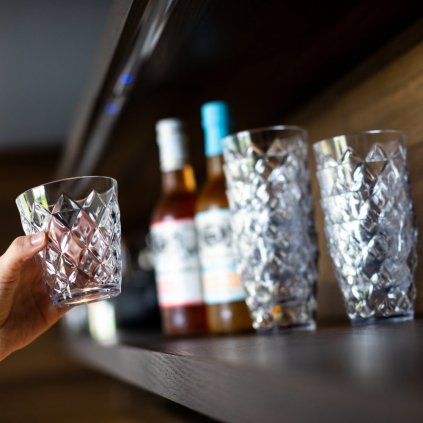 Vizespohár CRYSTAL 250 ml, kristálytiszta, Koziol