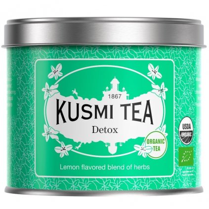 Zöld tea DETOX, 100 g laza levél teafényű doboz, Kusmi Tea 