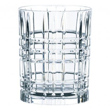 Whisky poharak és jégkocka forma egy készletben, SQUARE, 2 x 345 ml, Nachtmann