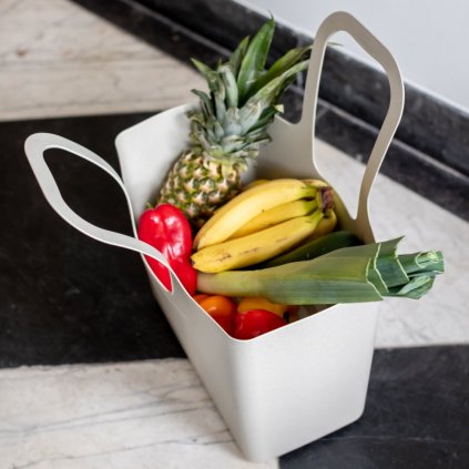 Bevásárlótáska TASCHE XL, természetes leveles zöld, Koziol