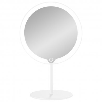 Asztali kozmetikai tükör MODO LED, ötszörös nagyítás, fehér, Blomus