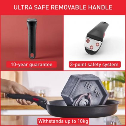 INGENIO L9863153 fekete, levehető fogantyú, Tefal