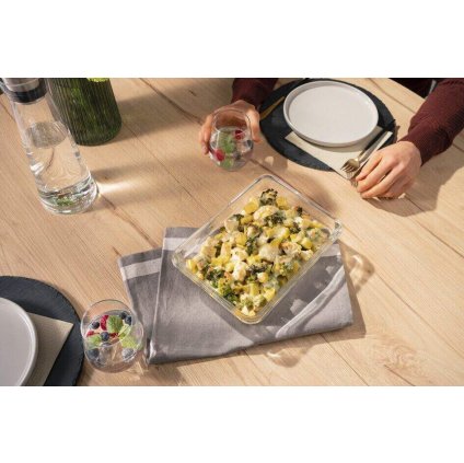 Üveg tárolóedény MASTER SEAL GLASS N1041010 készlet 1,3 l, Tefal