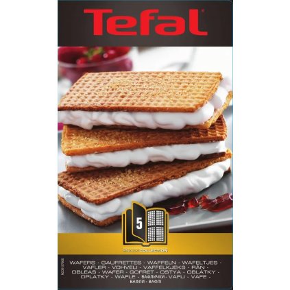 Mini gofri tányér SNACK COLLECTION XA800512, 2 db szett, Tefal