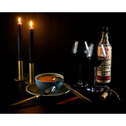 Étkező kanál LAGUIOLE LUXURY, 6 db szett, olajfa fa, Laguiole