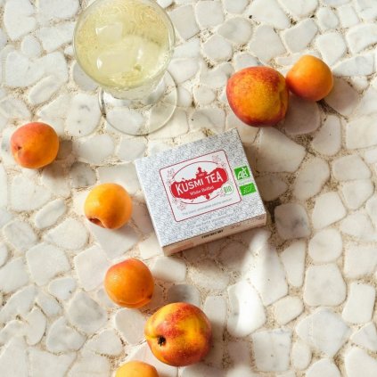 Fehér tea BELLINI, 20 muszlin teafilter, Kusmi Tea
