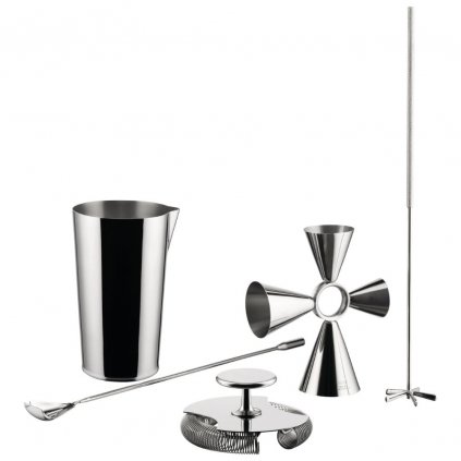 Koktélkészlet, 5 db, rozsdamentes acél, Alessi