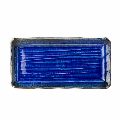 Sushi és sashimi tányér COBALT BLUE 43 x 22,5 cm, MIJ