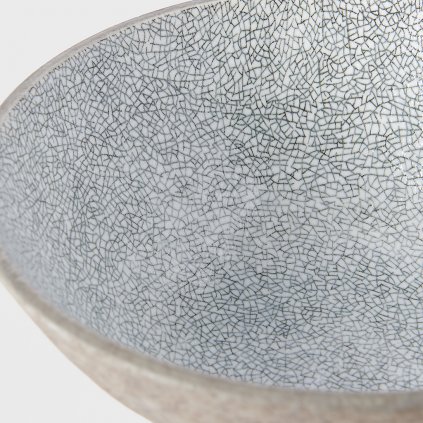 Udon tál CRAZED GREY 19,5 cm, 800 ml, MIJ