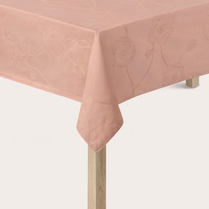 Asztalterítő HAMMERSHOI POPPY 150 x 270 cm, nude, Kähler