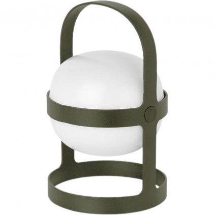 Hordozható asztali lámpa SOFT SPOT 18,5 cm, LED, olajzöld, Rosendahl