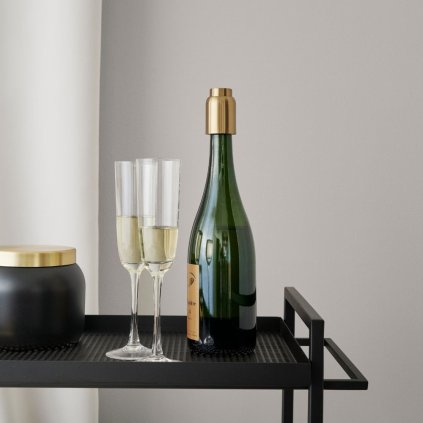 Pezsgőzáró COLLAR, réz, vákuumos, Stelton