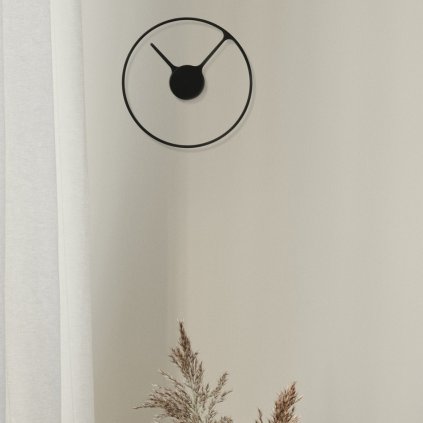 Falióra TIME 30 cm, fekete, Stelton