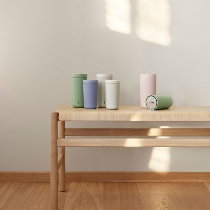 Utazási bögre TO GO CLICK 200 ml, puha rózsaszín, Stelton