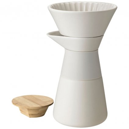 Lassú csepegtető kávéfőző THEO 600 ml, homok, Stelton