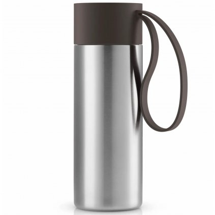 Utazási bögre TO GO 350 ml, csokoládé szíj, rozsdamentes acél, Eva Solo
