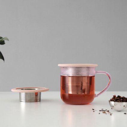Teaszűrő INFUSION, összecsukható, rózsaszín, Viva Scandinavia