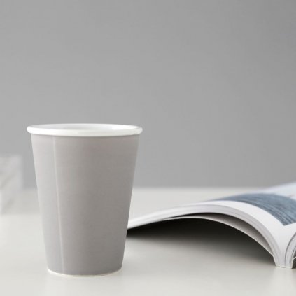Bögre ANYTIME ANDY 300 ml, szürke, porcelán, Viva Scandinavia